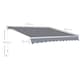 image 7 of Outsunny 2.95 x 2.5m Canopy Sun Shade Shelter with Crank Handle, Grey | Grey | Grey | 295L x 250W cm | 1