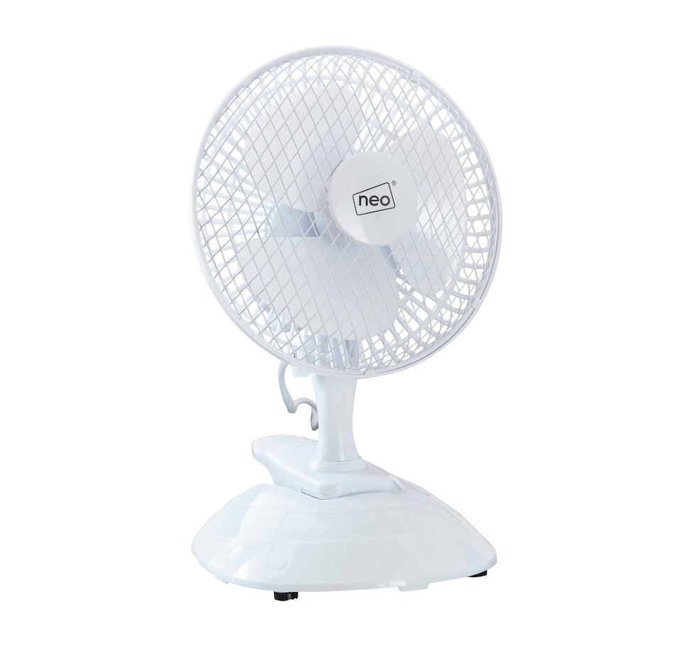 image 1 of Mini Clip Base Mount Desk Fan - White