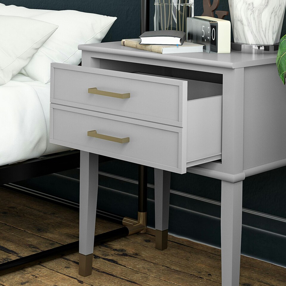 image 1 of Westerleigh End Table Dove Grey Grey | Dove Gray