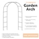 image 3 of 2X 2.4m Metal Garden Arch Heavy Duty Trellis Tubular Rose Climbing Plants Archway | Green | 2
