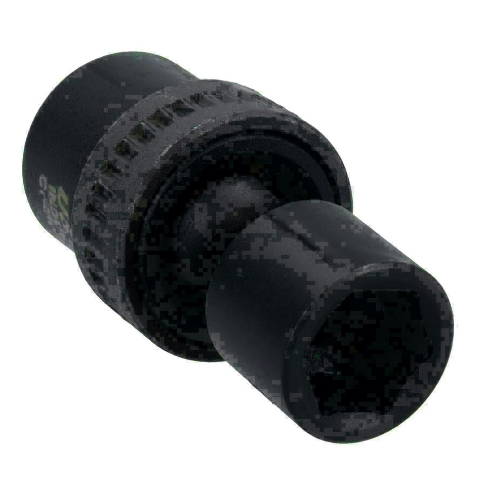image 1 of 13mm 3/8in Drive Universal Swivel Wobble Metric Impact Shallow Socket