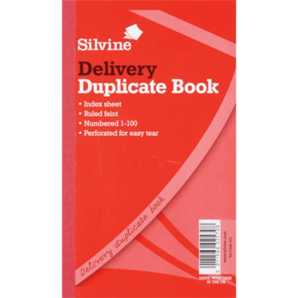 image 1 of Duplicate Delivery Book 8.25"x5"
