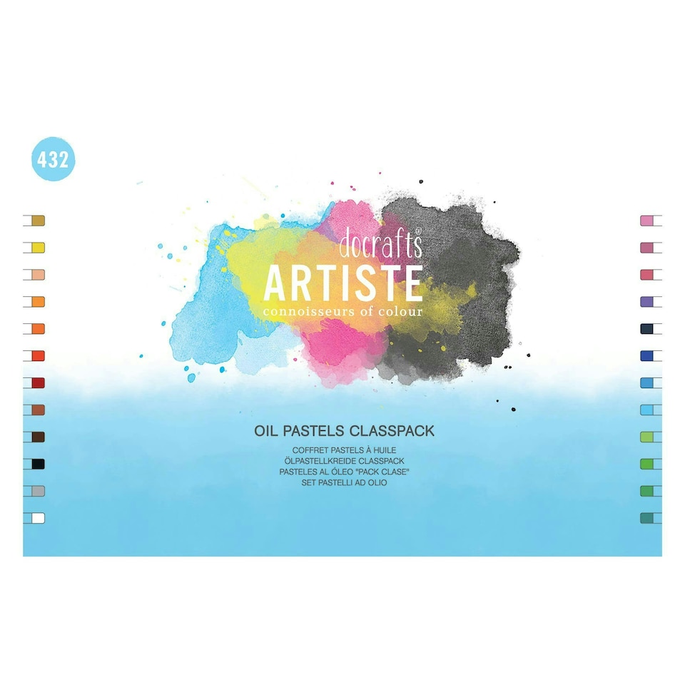 image 1 of Artiste Oil Pastels, Multicoloured, Pack of 432, Regular