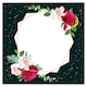 image 2 of Bright flowers, dark background (Picture Frame) Brown | M