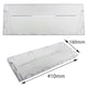 image 2 of SPARES2GO Plastic Drawer Flap Front Handle for Hotpoint RFA52 Fridge Freezer Clear