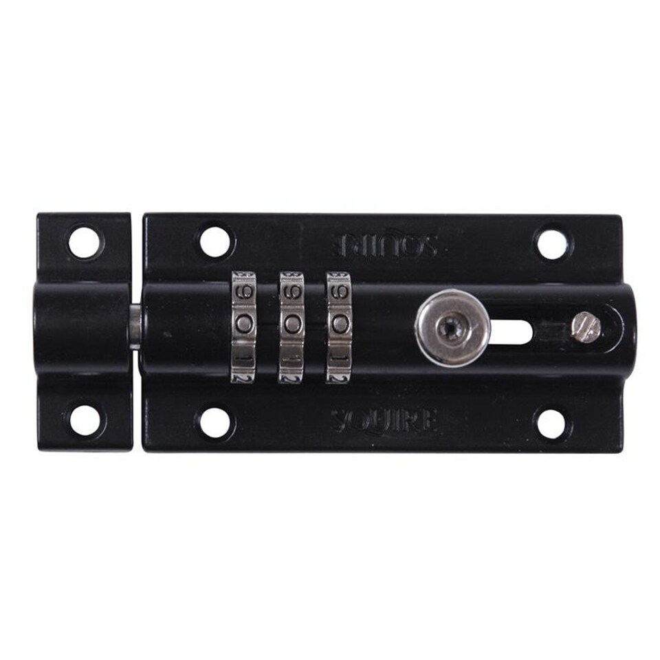 image 1 of Squire Combibolt 3 Re-codable Locking Bolt - Black - Black | Black