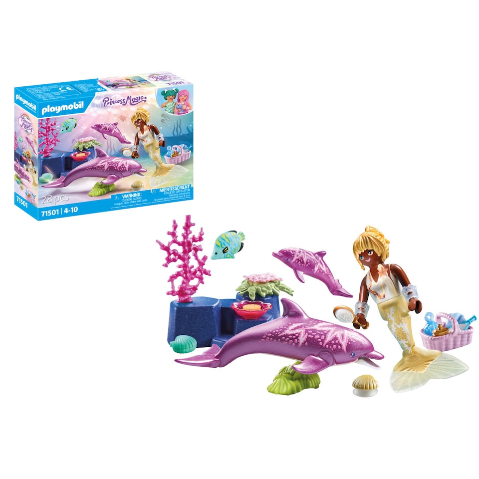 image 1 of Mermaid with Dolphins