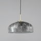 image 4 of BHS Java Spun Metal Marble Effect Ceiling Pendant, Grey