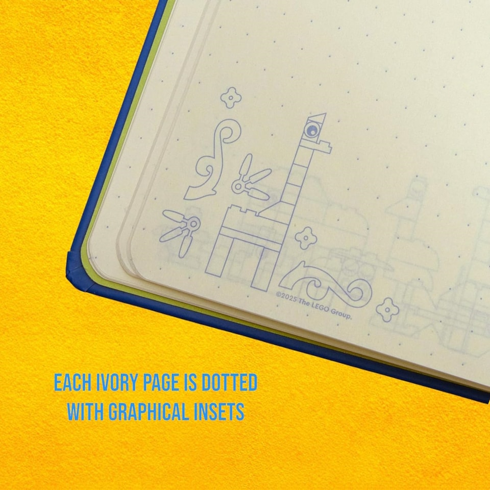 image 1 of LEGO Reclaim Elephant Dotted Notebook with Gel Pen