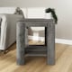 image 4 of Canyon Lamp Table | Grey | Charcoal Grey
