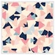 image 5 of Pastel coloured triangles (Picutre Frame) Brown | M