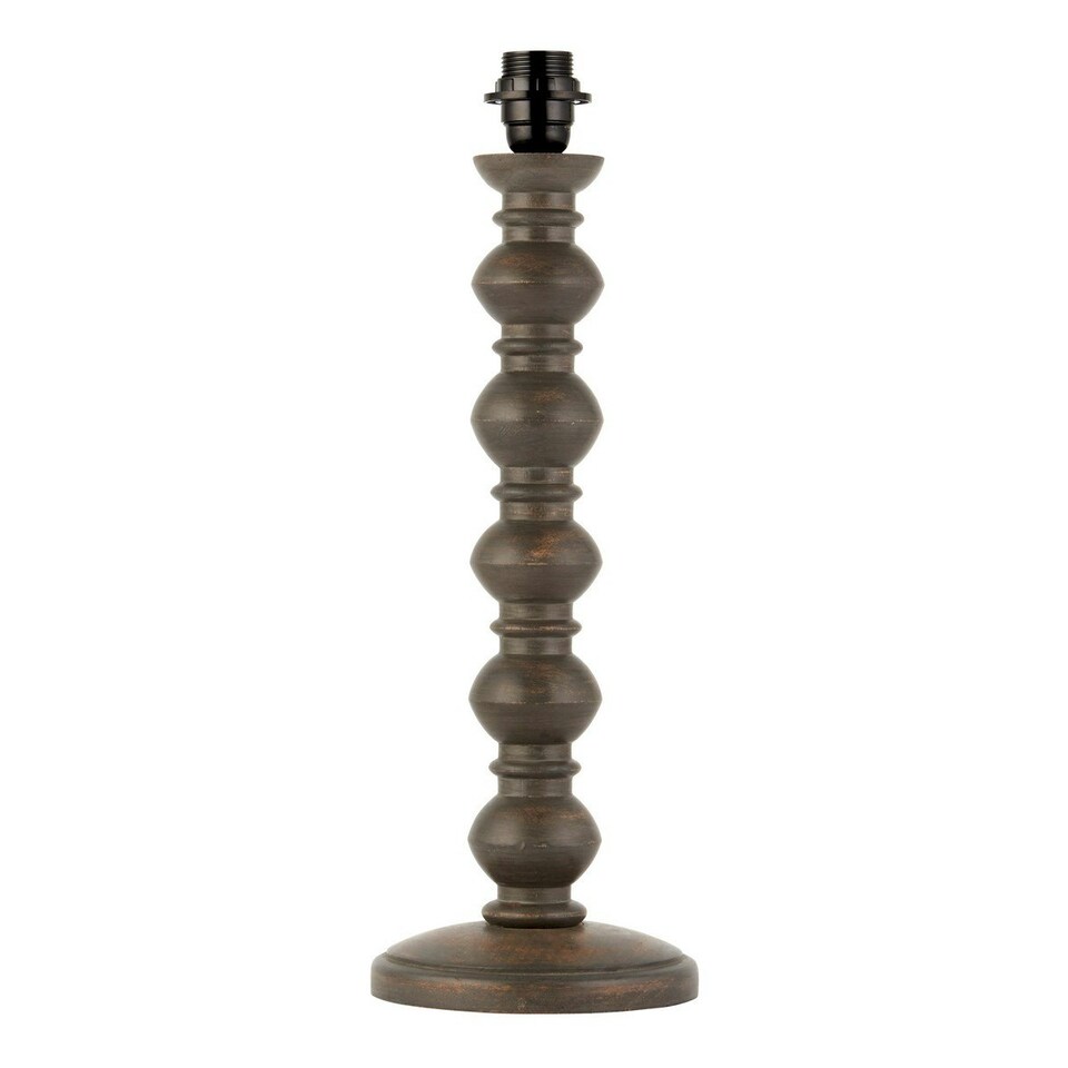 image 1 of Joss 1 Light Table Light Dark Grey Wash Wood (Base only), E27