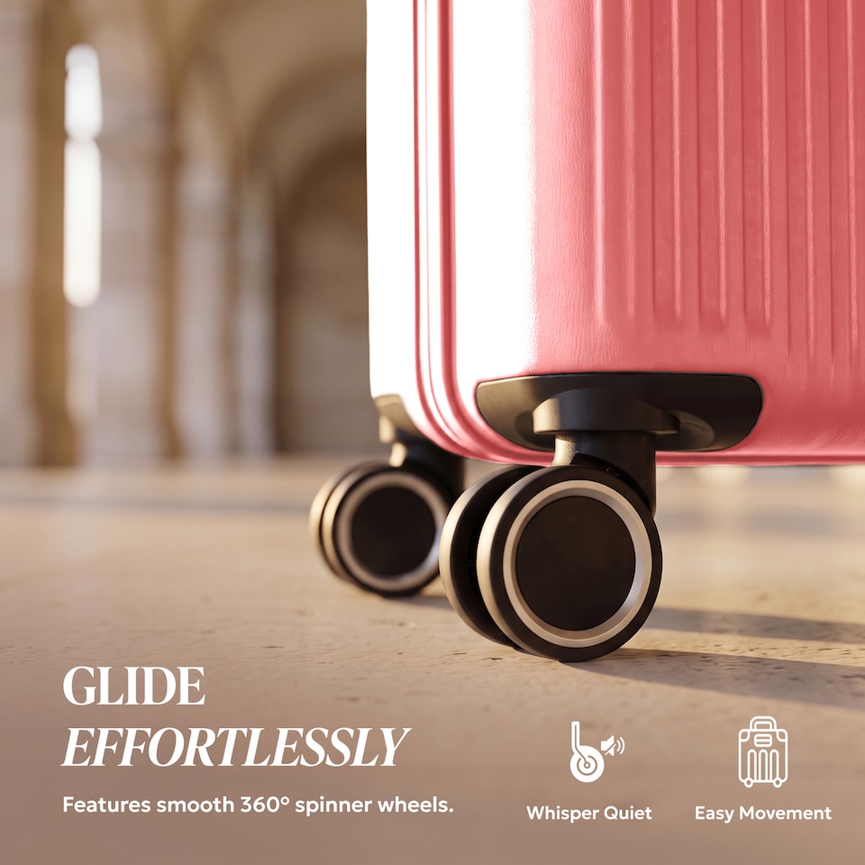 image 1 of Lugg Vacay Hard Shell Suitcase ABS 360 Spinner Wheels Water Resistant (86x58x31cm)