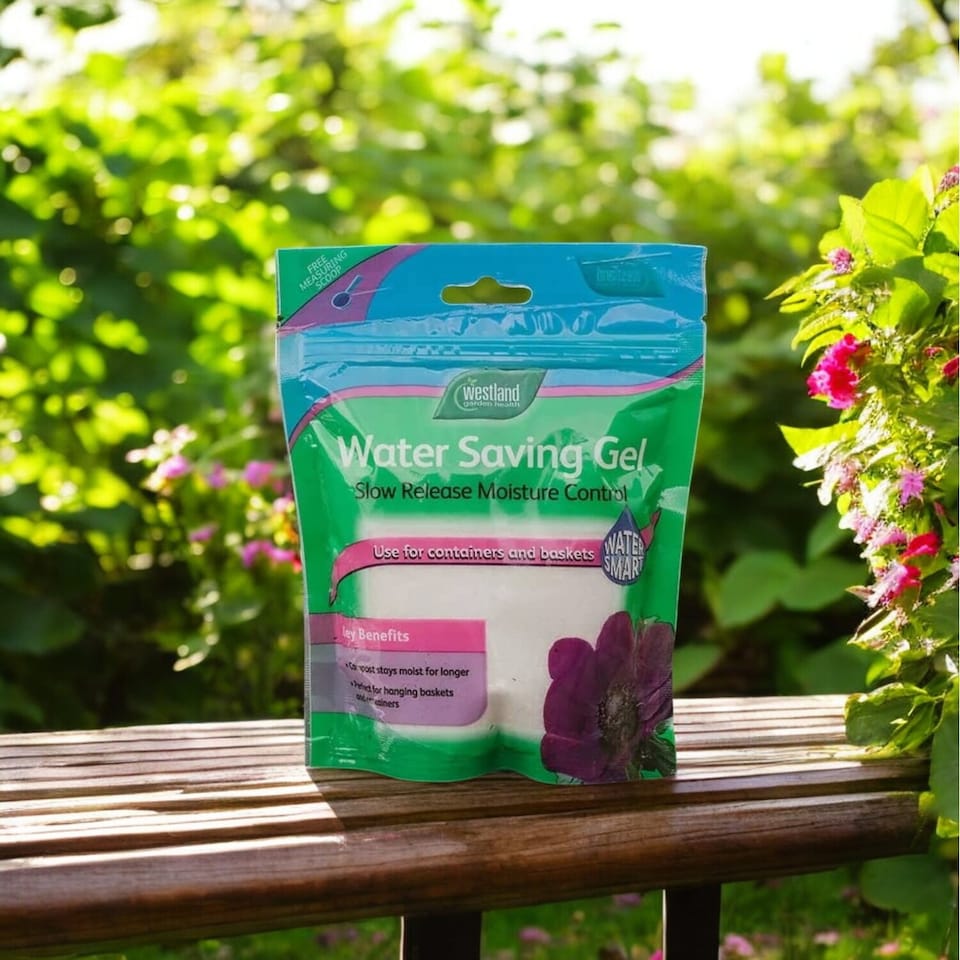 image 1 of Westland Water Saving Gel 3 x 250g Plant Soil Moisture Retention Gel for Pots Garden Patio Containers Hydration Booster