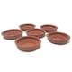 image 1 of Verano Spanish Ceramics El Toro Glazed Set of 6 Tapas Bowls - 12cm Brown | Brown | Brown | 6