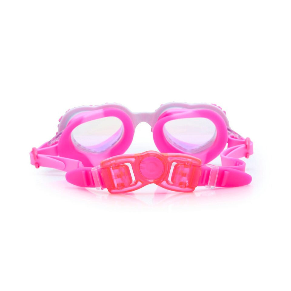 image 1 of Bling2O Double the Love Pink XOXO Junior Swim Goggles