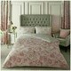 image 4 of VELVETIO Bellerose Floral Printed Duvet Cover Set Rebersible Polycotton Beddings Green | Duck Egg | Double
