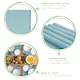 image 2 of Nicola Spring Cotton Fabric Placemats - Olympic Blue - Pack of 6 | Blue | Blue