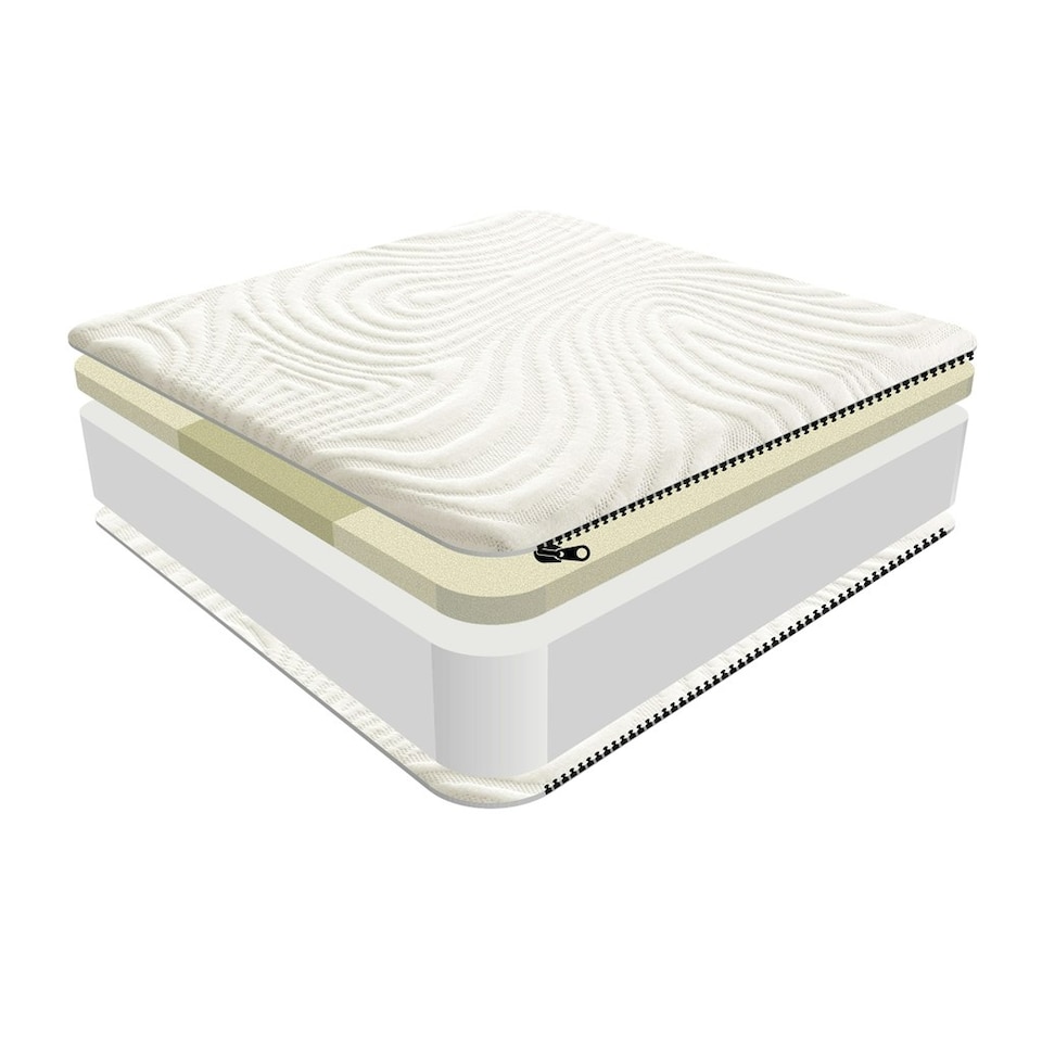 image 1 of 4ft Small Double Latex Foam Mattress - (120cm)