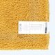 image 3 of Homescapes Luxury Reversible Cotton Bath Mat - Mustard Yellow Yellow