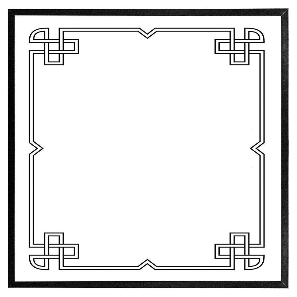 image 1 of Roman ornamental frame (Picture Frame) Brown | Oak | M
