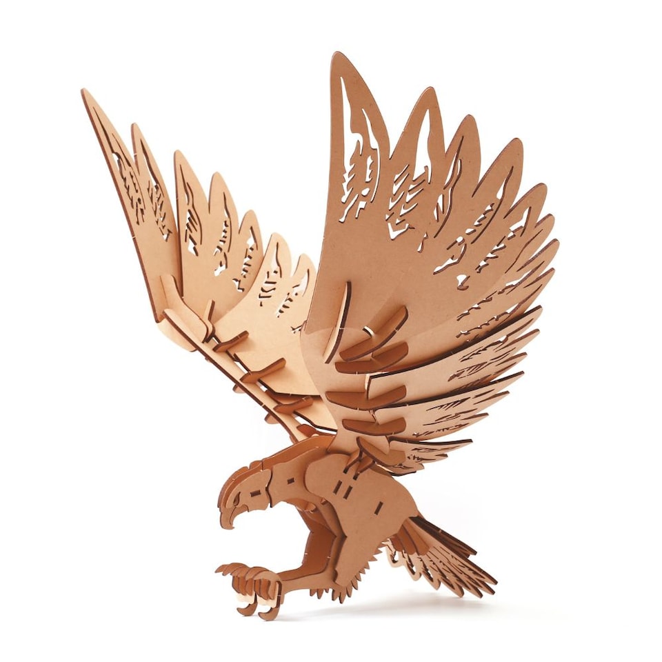 image 1 of 3D Wooden Model Kit Condor - Craft Gifts for 8 yrs +