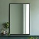 image 6 of The Artus - Black Aluminium Edged Wall Mirror 16" X 24" (40CM X 60CM) Black