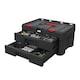 image 2 of Keter Stack N Roll 2-drawer Unit - Multi Colour - One Size Multi
