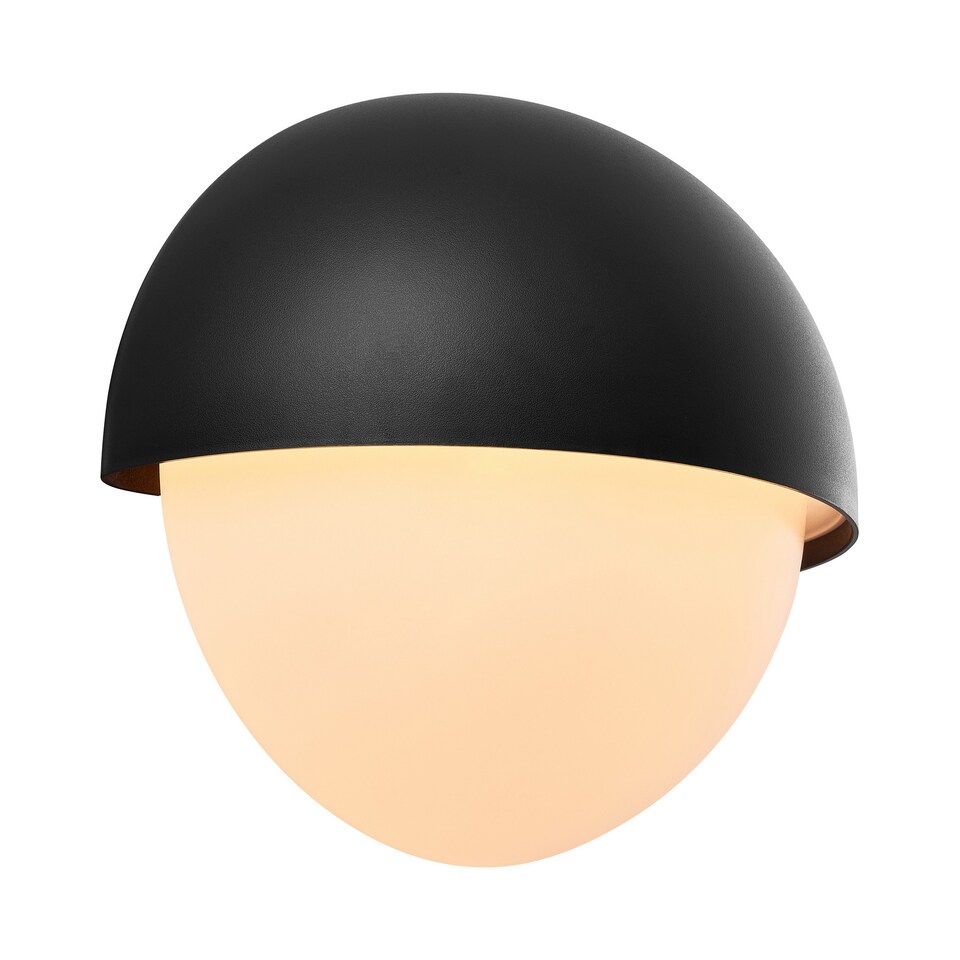 image 1 of Nordlux Scorpius Outdoor Wall Light Black Plastic Solar E14 Sensor Weatherproof - Mains Powered, IP44 | Black | Black