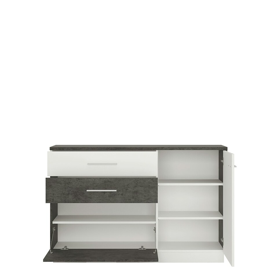 image 1 of Zingaro 1 Door 2 Drawer 1 Compartment Sideboard