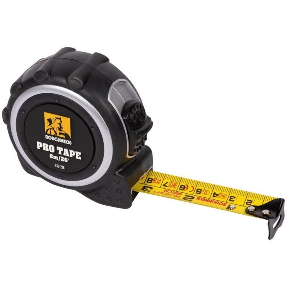Roughneck E-z Read Tape Measure - Multi Colour - 8m/26ft (Width 25mm)