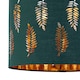 image 3 of Fern - Dark Green Cut Out 25cm Pendant Lightshade Green | Gold