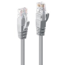 0.5m CAT6 U/UTP Snagless Gigabit Ethernet Cable, Grey