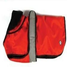 Danish Design 2 in 1 Ultimate Orange Dot Removable Padding Lightweight Dog/Puppy Coat 26 Inch 65 cm N/A | One Size