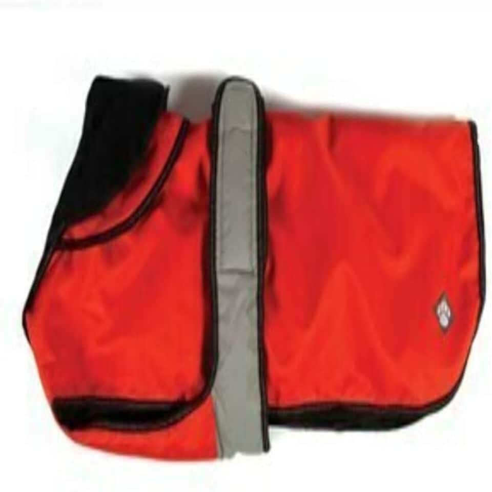 Danish Design 2 in 1 Ultimate Orange Dot Removable Padding Lightweight Dog/Puppy Coat 26 Inch 65 cm N/A | One Size
