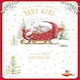 image 3 of Bear In Sleigh Baby Girl First Christmas Card