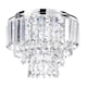 image 1 of BHS Paladina 3 Light Ceiling Light, Chrome