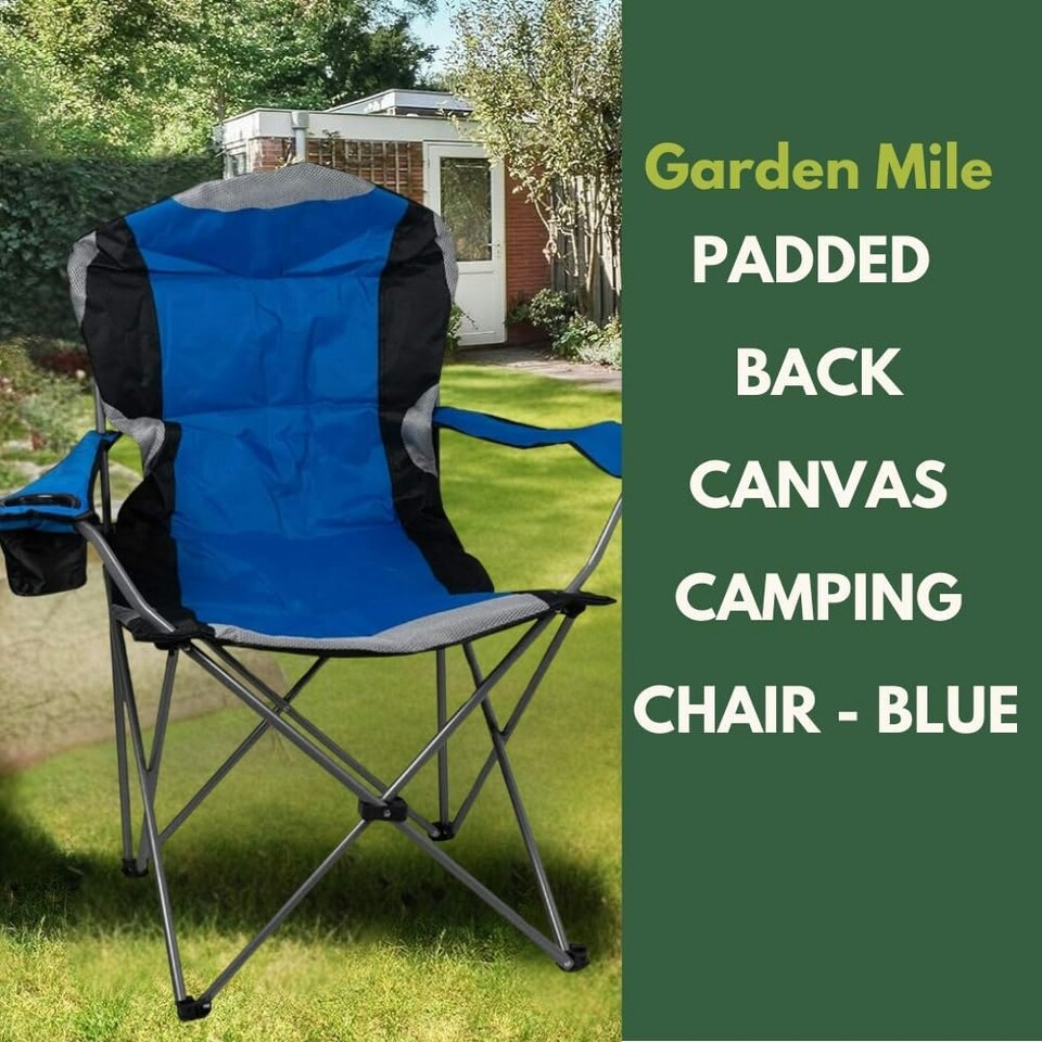 image 1 of Marco Paul Folding Camping Chairs Blue