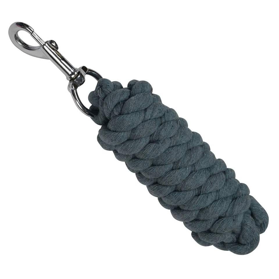 image 1 of Roma Twisted Horse Lead - Grey - 2m