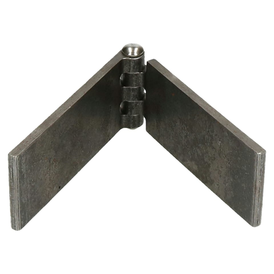 image 1 of Solid Drawn Steel Butt Hinge Extra Heavy Duty Industrial 50x240mm Silver