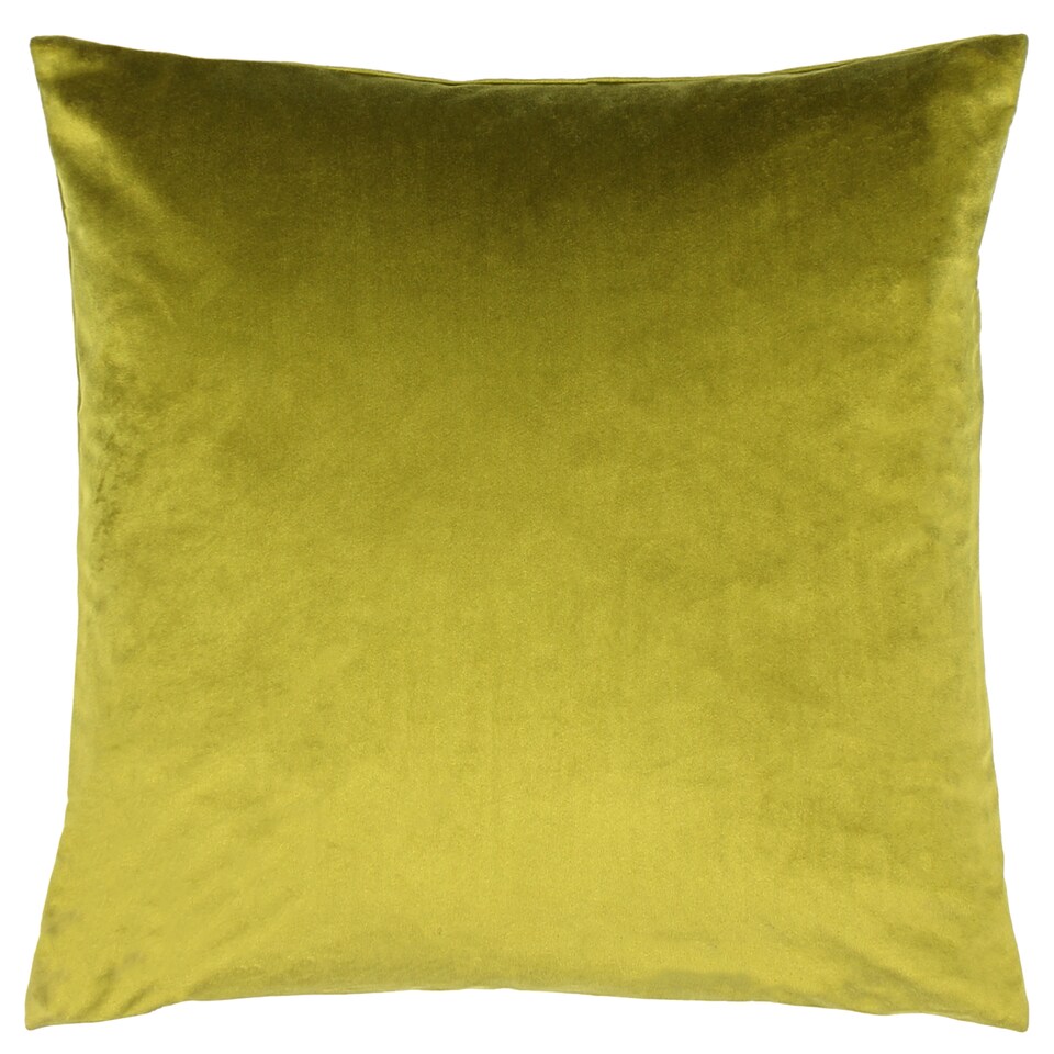 image 1 of Furn Maldive Botanical Velvet Tufted Cushion, Moss, 45 x 45cm