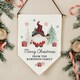 image 2 of Personalised Gonk Hanging Pendant Christmas Decoration
