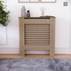 image 2 of Vida Designs Milton Radiator Cover MDF Slatted Cabinet, Unfinished, 78cm