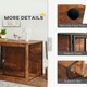 image 6 of PawHut Dog Crate Furniture with Openable Top, Two Doors, for XL Dogs