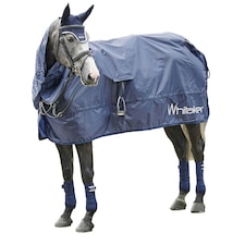 Whitaker Rothwell Roll Up Horse Exercise Sheet - Navy - Small Pony