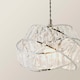 image 5 of ValueLights Hudson Silver Ceiling Pendant Shade Clear