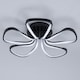 image 4 of BHS Alvar LED Petals Ceiling Light | Black | Satin Black | 1