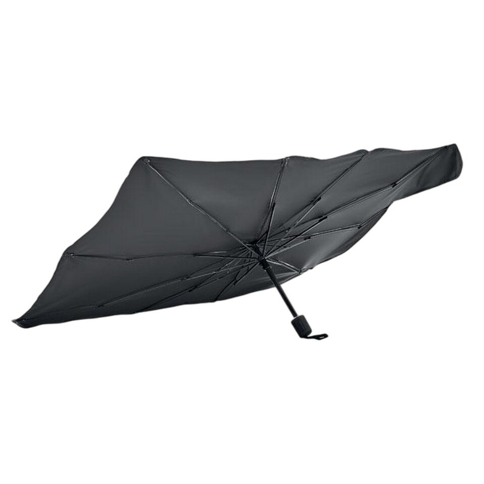 MidOcean Bayang Sun Shade Folding Umbrella - Black/Silver - One Size Black