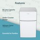 image 4 of HYE 86L Under Counter Fridge Freezer, Freestanding, 49cm, White - RF01UCFF85W13