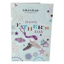 With Love Grandad on Father's Day card